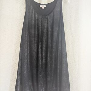 Xhilaration Gray Scoop Neck Sleeveless Mini Dress